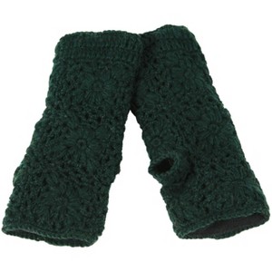 Flower Crochet Handwarmers_Nirvanna Designs - 1 of 4