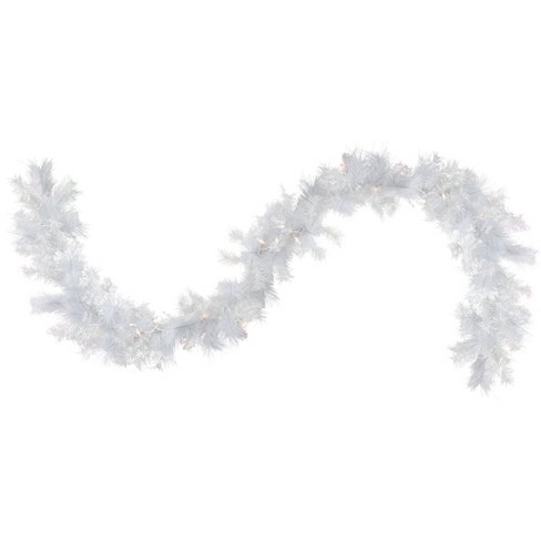 Northlight 9' X 10 Pre-lit Vermont White Pine Artificial Christmas  Garland, Clear Lights : Target