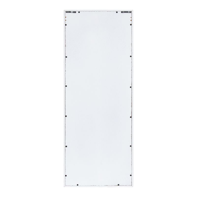 Kate and Laurel Dutchess Rectangle Wood Decorative Mirror, 14x36, White, 5 of 9