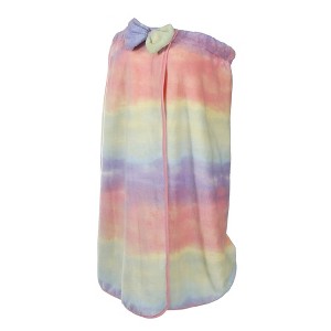 Unique Bargains Women's Bowknot Decor Bath Wrap Towel Multicolor 31.9" Length 1 Pc - 1 of 4