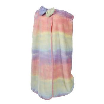 Unique Bargains Women's Bowknot Decor Bath Wrap Towel Multicolor 31.9" Length 1 Pc
