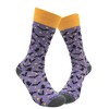 Purple Bat Pattern Socks from the Sock Panda (Tween Sizes, Small) - image 4 of 4