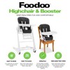 joovy Foodoo Highchair & Booster, Jet - 3 of 4