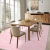 Washable Modern Solid Living Room Rugs, Abstract Indoor Contemporary Floor Carpet for Bedroom Dining Room - 4 of 4
