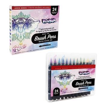 Pintar Acrylic Glitter Paint Pens - 0.7mm Ultra Fine Tips, 14 Vibrant,  Glossy, Water-based Acrylic Paint Pens, Draw On Rocks, Glass, Ceramic,  Plastic : Target