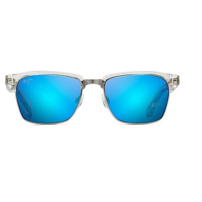 Lunettes De Soleil Maui Jim Kiopaa - Modèle Shiny Transparent Pink 54 - Style Et Protection UV