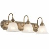 Livex Lighting Belmont 3 - Light Vanity in  Antique Brass - 3 of 4