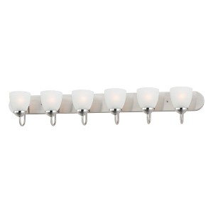 Maxim Lighting Axis 6 - Light Vanity in  Satin Nickel - 1 of 4