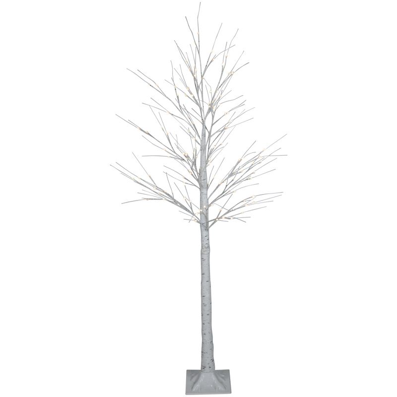 Northlight 4' LED Lighted White Birch Christmas Twig Tree - Warm White Lights, 1 of 10