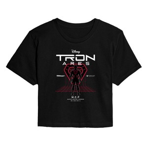 Women's - TRON Ares - Tron Dark Digital Cropped Graphic T-Shirt - 1 of 4