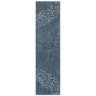 Liora Manne Carmel  Indoor/Outdoor Rug  Navy..