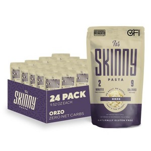 It’s Skinny Orzo Pasta — Rice Shaped Gluten Free Orzo,  Pre-Cooked Konjac Noodles Shirataki Noodle Low Carb Pasta, Vegan & Paleo - Friendly (24-Pack) - 1 of 3