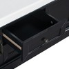 CAVINAS Storage Bench Shoe Rack with Drawers and Cabinets Removable Cushion for Entryway - 2 of 4