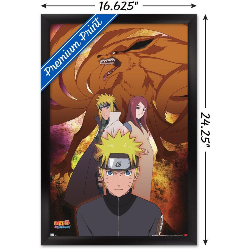 Trends International Naruto Shippuden - Nine-Tails Group Framed Wall Poster Prints, 3 of 7