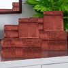 Cotton Plush Highly-Absorbent Heavyweight Luxury 12 Piece Assorted Towel Set by Blue Nile Mills - 2 of 4