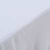Aghana Digitals 2-Pack White Stretchy Table Covers, 90% Polyester 10% Elastane, Matte Fabric for - 3 of 4