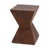 Twisted Hourglass Outdoor Accent Table, Lightweight Concrete Patio End Table for Outside Use, Patio Side Tables -Christopher Knight Home - 4 of 4
