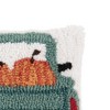 C&F Home 8" x 12" Pumpkin Hooked Small Petite Throw Pillow - 2 of 4