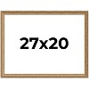 PosterPalooza | 27x20 Wood Antique Frame with UV Acrylic, 4 Finishes: Bronze, Gold, Silver, and Black - 2 of 4