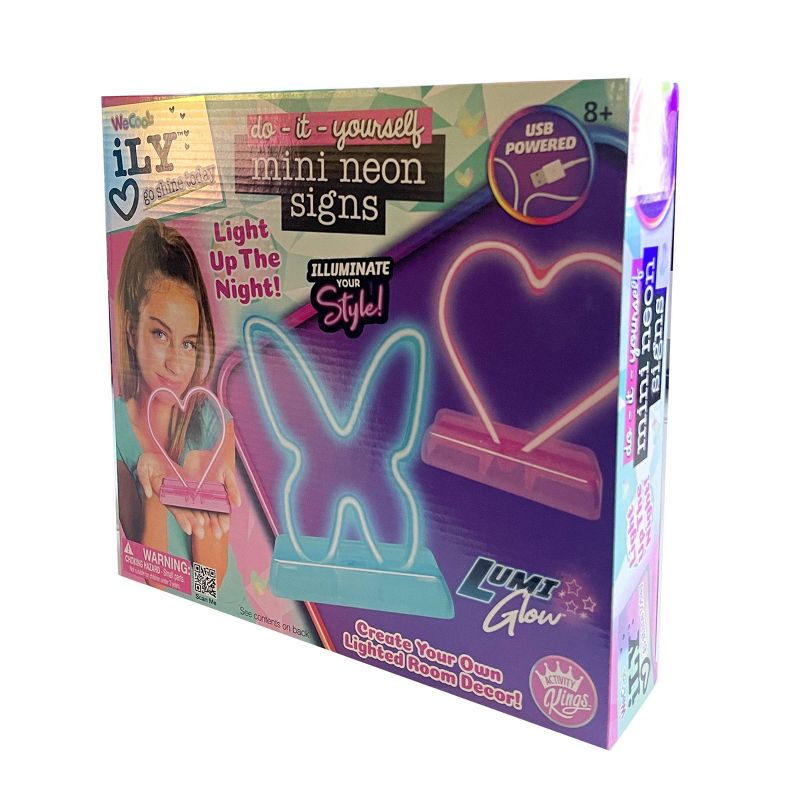 iLY Lumiglow DIY Mini Heart &#38; Butterfly Neon Signs, 4 of 7