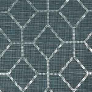 Asscher Geo Teal Wallpaper - 1 of 4