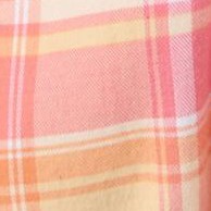 sweet coral plaid