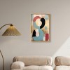 Art Remedy Glam Brooch of Gold Contemporary Shapes Abstract Wall Art Framed - 2 of 4