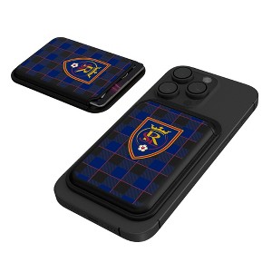 MLS Western Conference Teams Plaid Black Magnetic Credit Card Wallet - 1 of 3