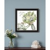 HomeRoots SCATTER YOUR JOY WITH FLOWERS Black Framed Print Wall Art - 2 of 4