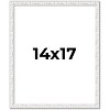 PosterPalooza | Textured White Picture Frame - UV Acrylic, Foam Board Backing, Hanging Hardware - 2 of 4
