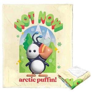 Warner Bros. Elf Not Now Arctic Puffin Silk Touch Throw Blanket 50x60 Inches - 1 of 4