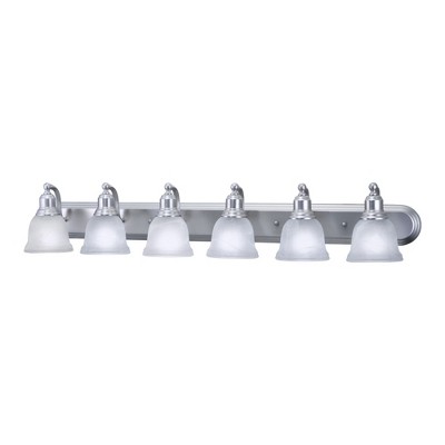 Vaxcel Lasalle 6 - Light Vanity in  Brushed Nickel
