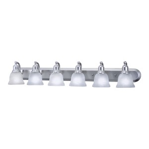 Vaxcel Lasalle 6 - Light Vanity in  Brushed Nickel - 1 of 4
