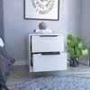 TIRAMISUBEST Nightstand with Two Drawers,Finish for Contemporary Bedrooms - 2 of 4