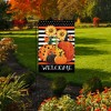 Briarwood Lane Fall Garden Flag 12x18 For Outdoor Pumpkins and Stripes For Fall Garden Flag Flags For Outside - 4 of 4