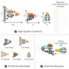 Big Dot of Happiness Happy Fall Truck - Triangle Harvest Pumpkin Party Photo Props - Pennant Flag Centerpieces - Set of 20 - 3 of 4