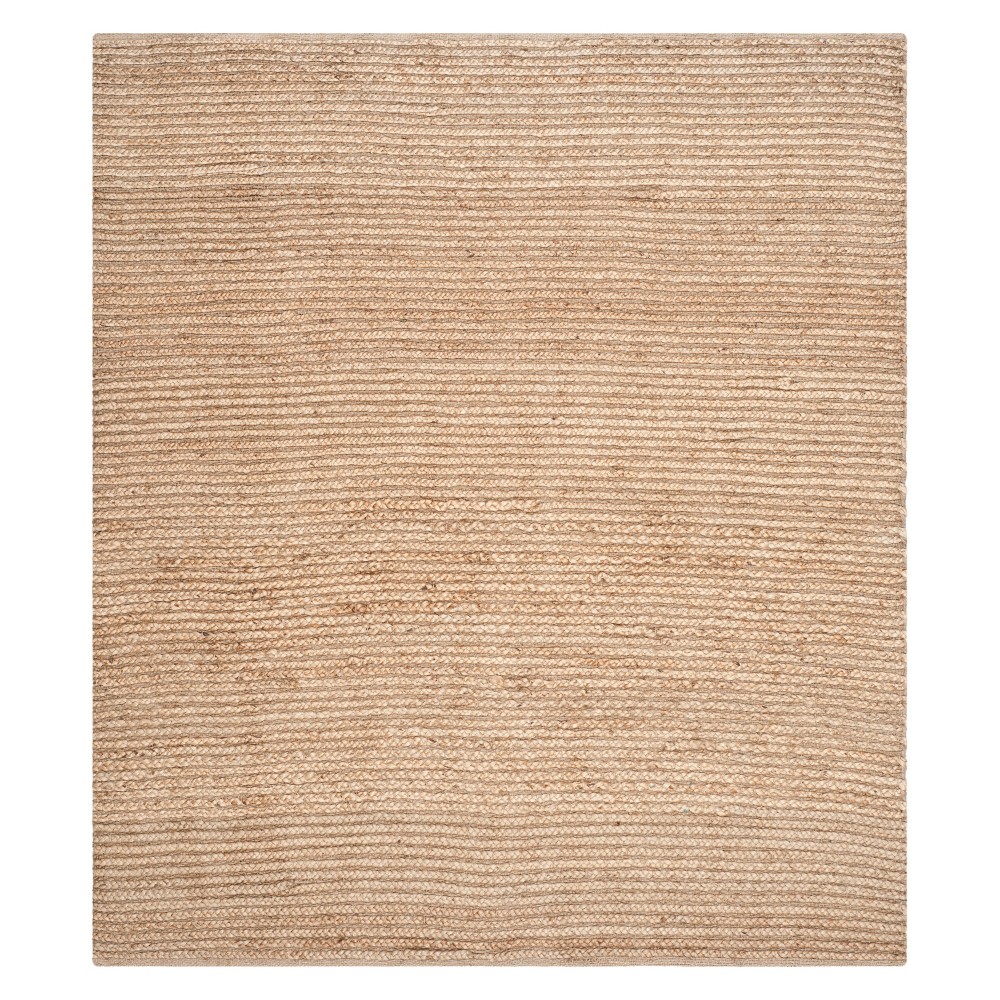 6'x6' Solid Square Area Rug Natural - Safavieh