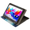 LINSAY 10.1"Octa Core  256GB Storage Android 15 Tablet with Ocean Marble Case - 2 of 3