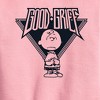 Boys' - Peanuts - Good Grief Rock Graphic Long Sleeve Fleece Sweatshirt - 2 of 4