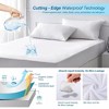 Swtroom Waterproof Mattress Protector Cotton Hypoallergenic Breathable Mattress Cover Pad Bed Cover - 4 of 4