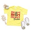 The Juniper Shop Heart Breaker Checkered Bolt Toddler Short Sleeve Tee - 2 of 2