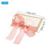 Unique Bargains Wedding Vows Books Ribbon Card 6.7x4.7 Inch 2 Pcs - 2 of 4