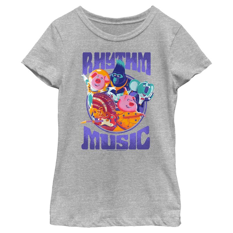 Girl's Sing 2 Rhythm Music T-Shirt, 1 of 6