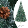 vidaXL Artificial Christmas Tree with Pinecones 7 ft - 2 of 4