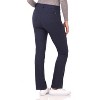 Rekucci Women’s 5 Pocket Straight Leg Pants with Stretch Waistband – Slim Fit Business Casual Trousers - 4 of 4