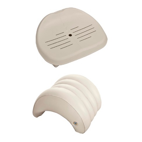 Intex PureSpa Hot Tub Removable Inflatable Lounge Headrest Pillow Spa Accessory  