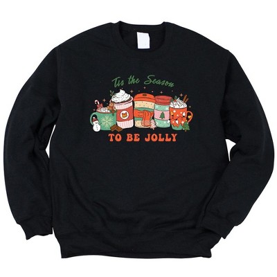Simply Sage Market Women's Graphic Sweatshirt Jolly Season Mugs