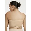 PACK OF 6 SOFRA WOMEN'S SEAMLESS NO PAD TUBE BRAS PLUS (BR0125STNX_BEI) Multicolor One Size - 4 of 4