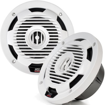 MTX Audio WET65-W Wet Series 6.5" 65W RMS 4Ω Coaxial Speaker Pair - White