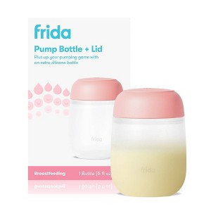 Frida Mom 2-in-1 Manual Breast Pump Silicone Bottle + Replacement